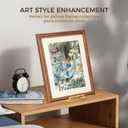 Plate Holder Easel Display Stand - 8 inch Metal Plate Stands for Display - Tabletop Picture Stand - Gold Iron Easels for Display Pictures | Photo Frames | Book | Decorative Plates | Plaque - 3 Pack