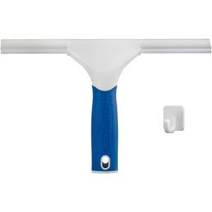 Unger 12 Glass & Surface Squeegee  Multipurpose Rubber Blade Squeegee for Shower Glass, Window Cleaning, Professional Grade Cleaning Tool for The Home (10")