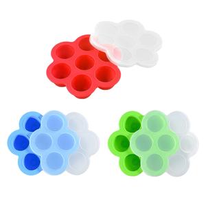 3pcs Silicone Egg Bite Molds Instant Pot Accessories Reusable Storage Container Fit Instant Pot 5,6,8 qt Pressure Cooker Food Freezer Tray with Lid