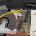 JORGENSEN Oscillating Tool 5Oscillation Angle, 4 Amp Oscillating Multi Tools Saw, 7 Variable Speed with 16-piece Electric Multitool Blades & Carrying Bag - 70800