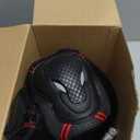 Skateboard Bike Helmet for Adults Adjustable Knee Elbow Pads Wrist Guards Protective Gear Helmets Set Teens for Bicycle Cycling Skate Scooter Bicycle Helmet (Small( Head:19-21inch), Black-2)