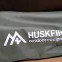 Huskfirm 2 Pack Camping Chairs Oversized Padded Camping Chair Heavy-Duty Foldable Camping Chairs with Cup Holder and Cooler Bag Portable Lawn Chair for Sports Outdoors-Support 450LBS,Green, Twin Pack