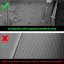 LASFIT Cargo Mat & Backrest Mat for Subaru Forester 2025-2026 (Not Fit Hybrid & Wilderness), All Weather TPE Custom Fit Easy Clean Trunk Mat for Forester 2025 2026 Car Cagro Liners,Black