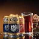 Liquid Death Iced Tea - Blueberry Buzzsaw (Blueberry-Flavored Black Tea), Less Sugar*, Boost of Caffeine, B Vitamins, No Artificial Sweeteners, 12 Fl Oz (Pack of 12)