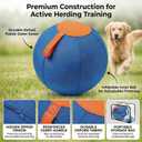 Portable 22-Inch Herding Ball for Dogs Australian Shepherds, Dog Herding Ball Outdoor Training Set for Working Animals with Durable Oxford Fabric Cover, Air Pump, Storage Bag & Gift Box Included