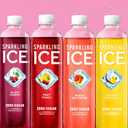 Sparkling Ice Pink Variety Pack, Flavored Sparkling Water, Zero Sugar, and Vitamins and Antioxidants, 17 fl oz, 12 count (Black Cherry, Peach Nectarine, Coconut Pineapple, Fruit Punch)