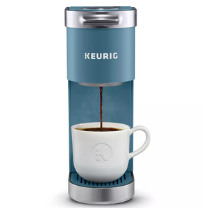 Keurig K-Slim Single Serve K-Cup Pod Coffee Maker, Multistream Technology, 3 Brew Sizes, Slim and Sleek Design, 46oz Removable Reservoir, Evening Teal