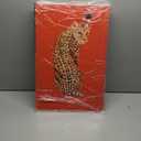 3pcs Framed Cheetah Leopard Bows Lucky 8 Ball Art Poster Aesthetic Girly Room Dopamine Decor Painting Canvas Print Minimalist Preppy Wall Picture For Dorm, Apartment, Modern Home Decoration 16x24 inch