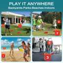 FINCOME Golf Yard Bucket Games 6 Holes Golf Practice Game with Flag, Golf Chipping Game for Kids and Adults Outdoor Indoor Park, Beach, Backyard, Lawn