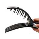 3-Pack Large Flat Hair Clips for Women, Lay Flat Claw Clips for Thick Thin Hair, Strong Hold Non-Slip Duckbill Hair Claws for Everyday, Updos, and Special Occasions (A-Mix Colors)