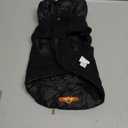 Winter Warm Dog Jacket for Small Medium Dogs Cat Cold Weather Coats with Harness Paded Dogs Fleece Vest Waterproof Windproof Dog Snow Jacket Pet Puppy Clothes (Black,S)