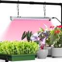 Bstrip Grow Light Stand, 1.3ft 18W Grow Light for Indoor Growing, Full Spectrum LED Plant Light for Seed Starting, Height Adjustable, 27.0" L x 13.0" W x 19.1" H