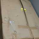 Piskyet Wooden Dog Crate Furniture with 360Rotatable Removable Dog Bowls, Dog Crate End Table with Tray, Double Doors Dog Kennels for Dogs(M:31.8" L*22.1" W*24.1" H,Marble White)