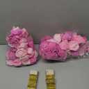 100 Pack Pink Roses Artificial Flowers, 3 Colors, 3x1.2 in Foam Flower Heads for Decoration, Wedding Centerpieces, Crafts, Wall Backdrops, Bridal Shower Decorations, DIY Arrangements