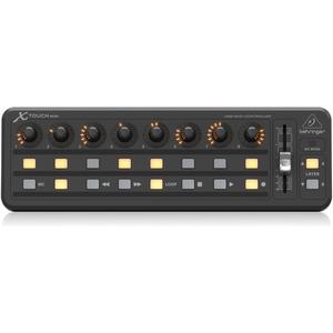 Behringer X-Touch Mini Universal USB Controller, Mackie Control Mode, 60mm Master Fader