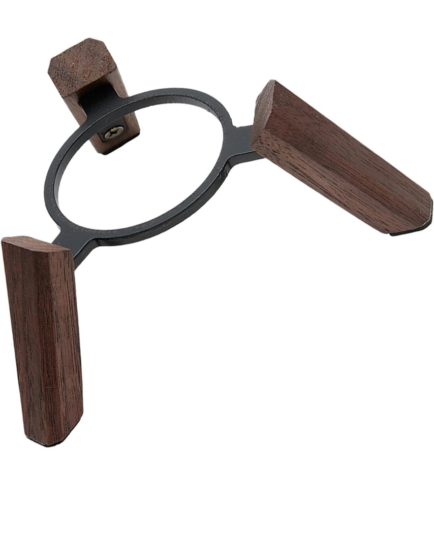 Metal Wood Desktop Stand Holder for Bluetooth-Compatible Speakers, Antislip Base with Silicone Mats