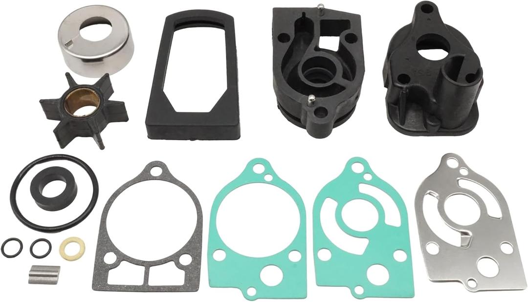 77177A3 Water Pump Impeller Kit with Housing for Mercury Marine 30 JET 35 40 45 50 60 65 70 HP 2 Stroke Outboards 46-77177A3 Sierra 18-3324