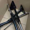 Adjustable Table Legs, 19-30 inch for Activity & Office Tables - Set of 4 (Black)