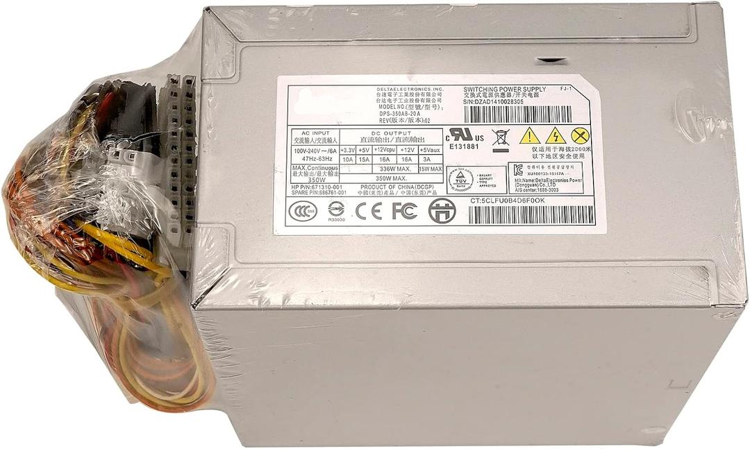 350W Power Supply Replacement for HP ProLiant ML310e G8 DPS-350AB-20A 671310-001