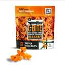 C-BITE Plant Support Clips for Trellis, Garden Stakes, Wire Fence, Climbing Plants, Indoor Gardening, Hydroponics Systems, and Vines | Durable Gardening Clips (Tangerine Orange - 26 Pack), Pack of 3
