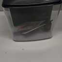 AQUANEAT Fish Tank, 1.2 Gallon Aquarium, Small Betta Fish Tank Starter Kit with LED Light and Water Filter Pump, Rectangular