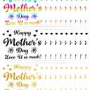 30 Sheets Mother's Day Bobo Balloon Stickers Mothers Day Letters Stickers Mom Day DIY Balloon Decals Happy Mother's Day Party Decorations Supplies