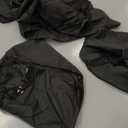 Explore Land Seasonal Tire Cover - Spare Tire Bag with Handle, Heavy Duty Winter Wheel Storage Tote Against Dust and Scratches, 4 Pack (Fits Diameters 32''-34.75'', Black)