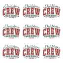 DTF Ready to Press Christmas Transfers Christmas CREM Making Memories Together Iron On Patches for Clothing 9pcs