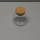 17oz Spherical Glass Jar with Cork Lid Airtight - Kitchen Glass Jar for Preserving and Storing candy, tea, Coffee, Spice, flour, Beans etc (2)