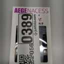 Black Press On Nails - Aegenacess Press On Nails Coffin, Matte Fake Nails with Glue Sticker, Press On Nails Long, Solid Color Stick On Nails in 12 Sizes, 24PCS Glue On Nails, Black Velvet