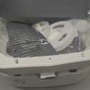 Automatic Cat Litter Box Self Cleaning - APP Control and Weight Monitoring - Ultra-Quiet, Suitable for Medium Cats and Kittens, Safe Anti-Pinch Litter Box (Assembly Required) - White