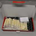 30 PCS Flameless LED Taper Candles Battery Operated Christmas Tree Candle Lights Electric Fake Candles with Remote Timer Perfect for Holiday Home Garden Wedding Parties Decor (30 PCS, Ivory)