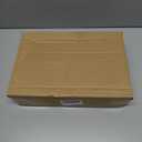 LYJWOO6D Coffee Station Organizer Pod Holder Wooden Bar Accessories for Countertop,Farmhouse with Handle,Coffee Decor Rustic White