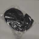 Dual Pouch Wristlet Keychain Wallet Double keychain wallets Mini Pouch Coin Purse Women Coin Detachable Wrist Zip Bag (Black)