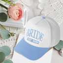 Put It On My Husband's Tab Funny Trucker Hats Women Vintage Adjustable Baseball Cap Embroidery Fashion Trucker Hat (Blue)