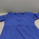 Yousify Girls Summer Dresses Cute Toddler Puff Short Sleeve Dresses A-Lined Flowy Trendy Bow tie Mini Dress Kids Outfits (13-14 Years)