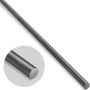 Gisafai A36 Steel Round Rod A36 Carbon Steel Round Bar, Unpolished (Mill) Finish, Smooth Hot Rolled, 0.63" Diameter, 47.3'' Length, Solid Shaft Rods for Industry, Metal Working and Welding Processing