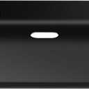 8" Floating Shelves, Metal Wall Shelf for Wall Storage, for Smart Home, Speakers, Internet Router, Security Camera, for Bedroom, Bathroom, and Living Room (Black)
