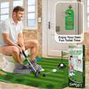 Toilet Golf Gifts for Men, Father's Day Gifts from Daughter Son Golf Game, Anniversary Birthday Gift for Men Dad Him Husband Boyfriend, Funny Gamer Toilet Game, Gag Gift for Him Who Has Everything