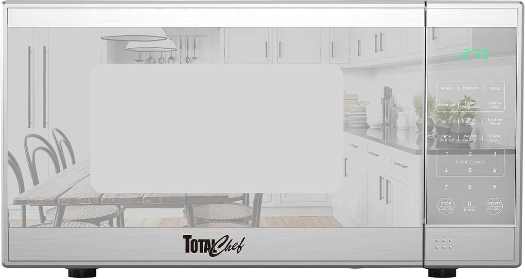 Total Chef 0.7 Cu. Ft. Countertop Small Microwave Oven,700W