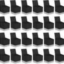 24 Pcs Black Raffle Boxes, 6.5 x 4.5 x 4.5 Inch Ballot Boxes with Slot for Ticket, Professional Style Storage Boxes for Collecting Business Cards, Voting Contest, Charity Box