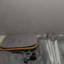 Large Laundry Hamper, 100L Laundry Basket with Handle and Removable Bag - Collapsible Clothes Basket Organizer for Laundry Room, Bedroom, Bathroom & Dorm - Grey