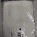 Textured White Beige Curtains 52"W x 54"L 