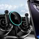 Qi2 Certified 15W Fast Charging Magnetic Wireless Phone Mount for Mercedes Benz A/B/C/E/G/GLA/GLK Car Phone Holder Accessories for MagSafe for iPhone 17 16 15 14 13 12 Pro Max Plus Mini