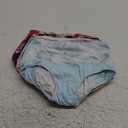 HAVVIS Women's Briefs Underwear Cotton High Waist Tummy Control Panties Rose Jacquard Ladies Panty Multipack L