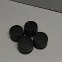 4 Sets Furniture Risers 2 inch Black Bed Risers, Heavy Duty Round Stackable Bed Lifts Risers 2" or 4" for Table, Sofa, Couch, Desk, Adjustable Bed Frame Risers