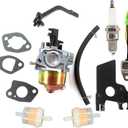AISEN Carburetor for ETQ TG32P12 TG28P41 TG32P31 Generator 16100-170-00 Insulator Gasket Fuel Filter Fuel Line Spark Plug Oil Alert Sensor