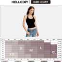 Halter Tank Tops for Women Double Lined Backless Going Out Tops Trendy Y2K Summer Shirt (Black)
