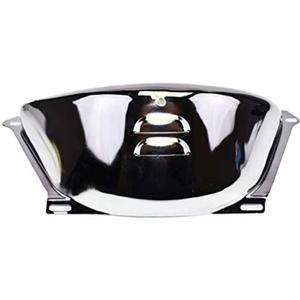 A-Team Performance 2-7/8" Flywheel Steel Dust Cover - Chrome - Starter Slot & Transmission Cooler Line Access - Compatible with GM Turbo-Hydramatic TH350, TH400 & 700R4