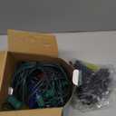 Fanovo 25.7ft Christmas Pathway Lights Outdoor with C9 Strawberry 20 LED Bulbs, Multicolor Christmas Walkway String Lights with Stakes for Driveway, Yard, Patio, Connectable & Weatherproof